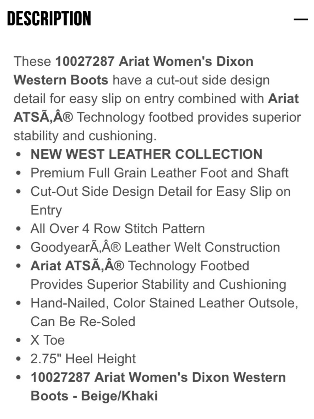Ariat Y2K Dixon Distressed Gold Western Boots Size 7 Handcrafted Coastal Cowgirl - Picture 16 of 16